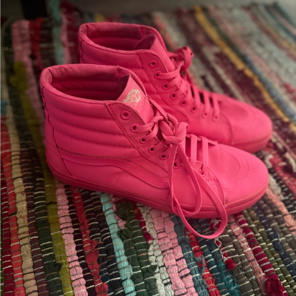 Vans Women's Bold Pink High-Tops